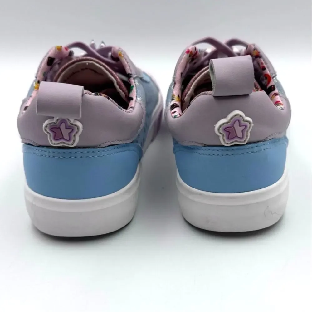 Bluey & Bingo Kids Glitter Low Top Casual Shoes Toddler Little Kids Size 13 Blue